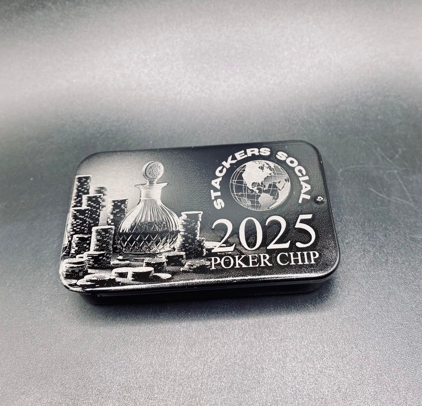 Whisky Decanter 2025 Stackers Social Poker Chip Box