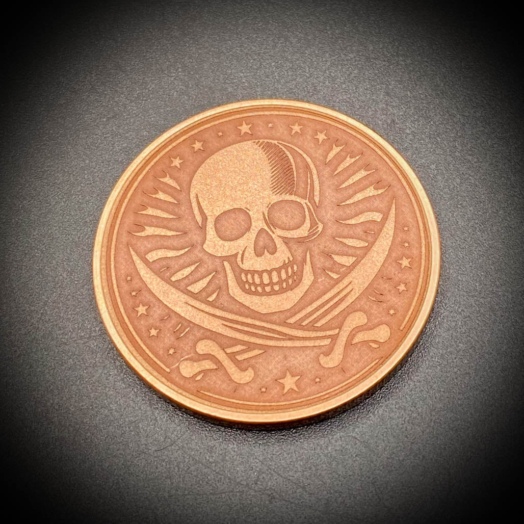 Pirate 999 Copper 1 OZ Round