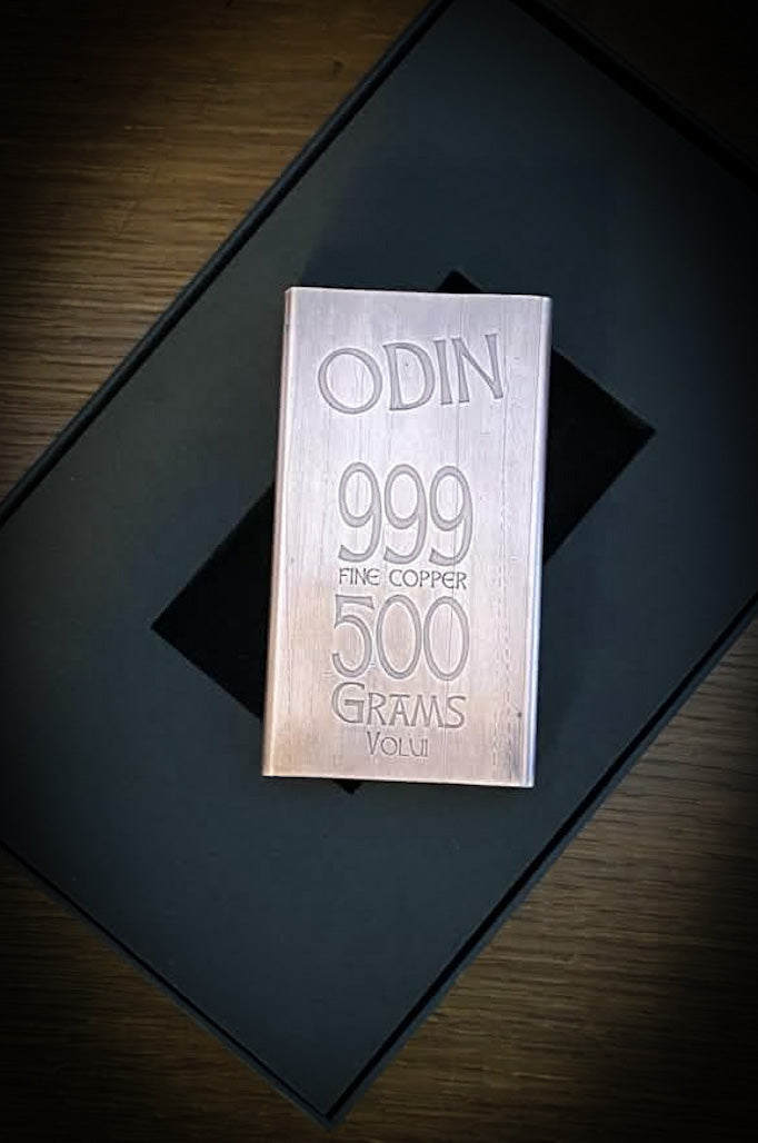 Odin 999 Fine Copper 500 Gram Bar