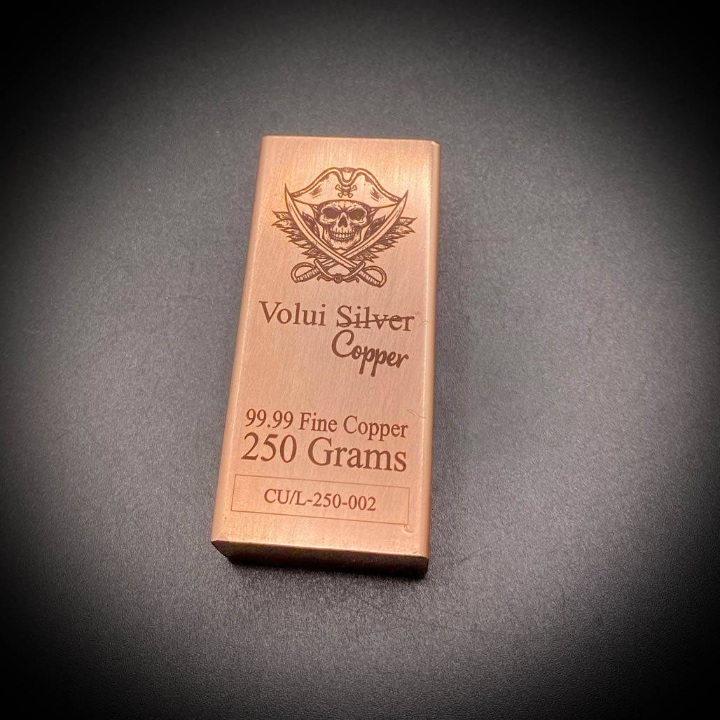 250 Grams Copper Bars