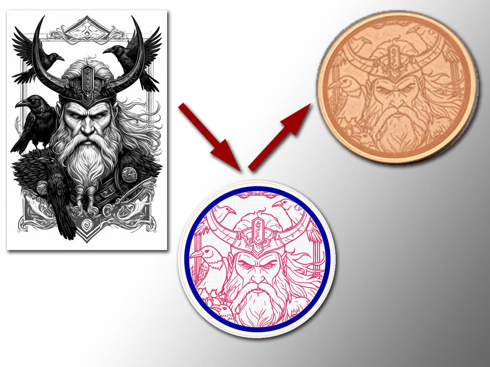 Craft and Design Your Own 1oz Copper Round