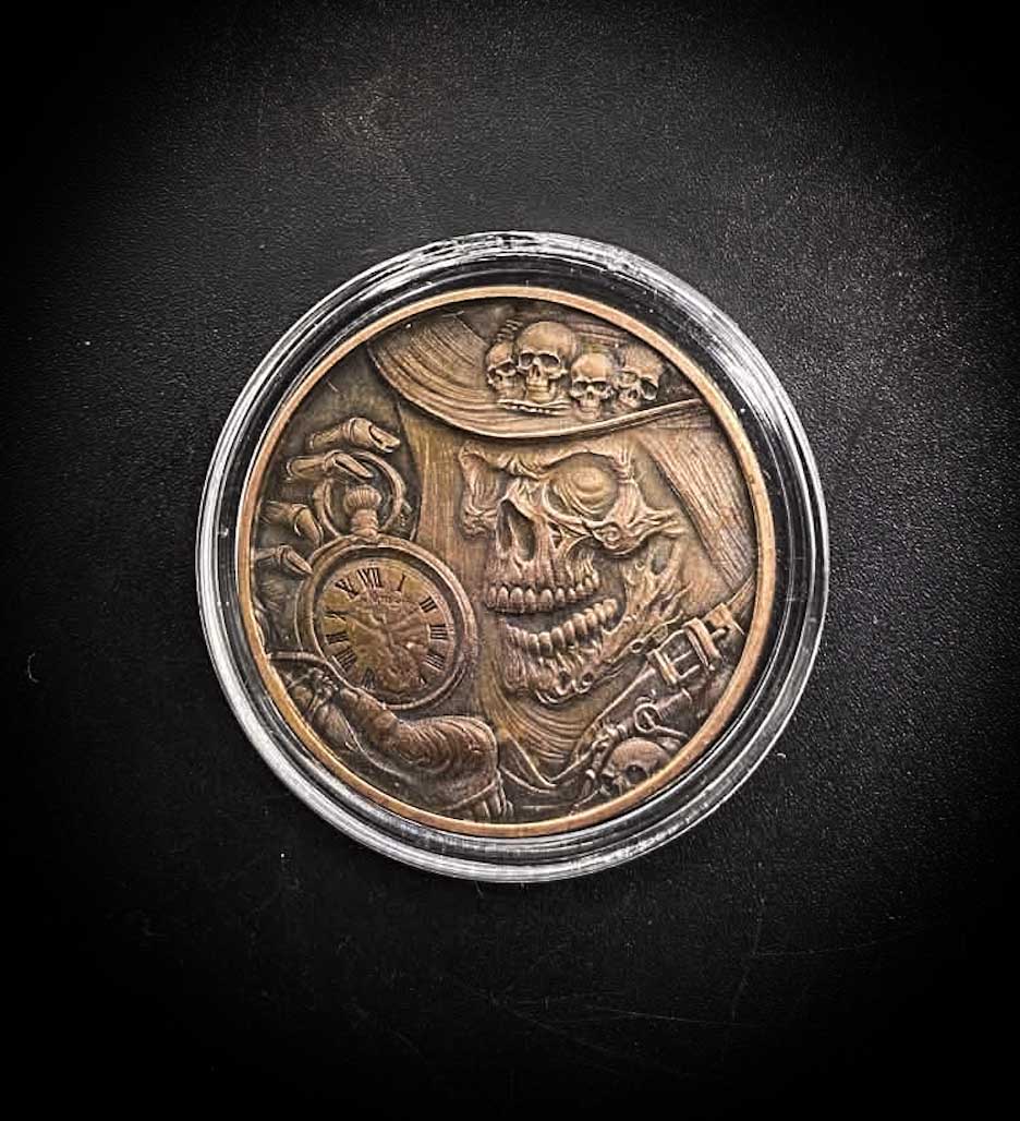 Death Rides Again Copper Round
