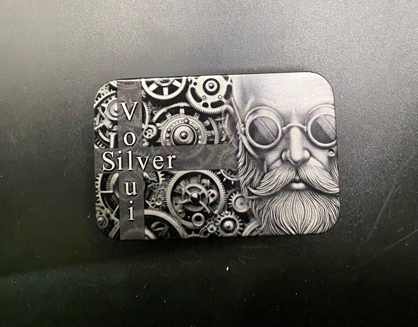 Limited edition .999 Fine Silver SyTheSoundman Silver Steampunk Round