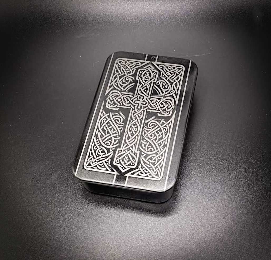 999 Fine Silver 41 Gram Celtic Cross Bullion Bar