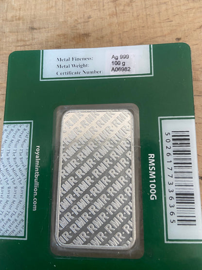 Royal Mint Silver Bullion Bar