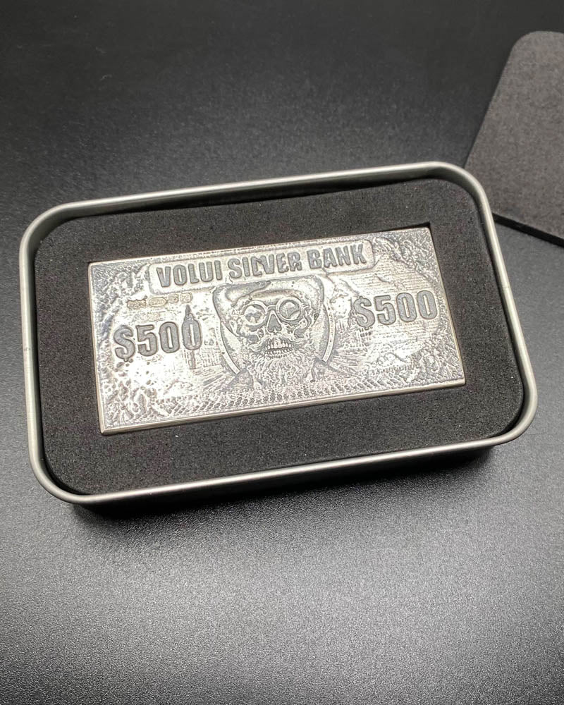 .999 Fine Silver 1.7 toz $500 Steampunk Bullion Bank Note