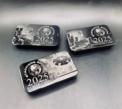 Stack of Chips 2025 Stackers Social Poker Chip Box