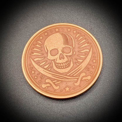 Pirate 999 Copper 1 OZ Round