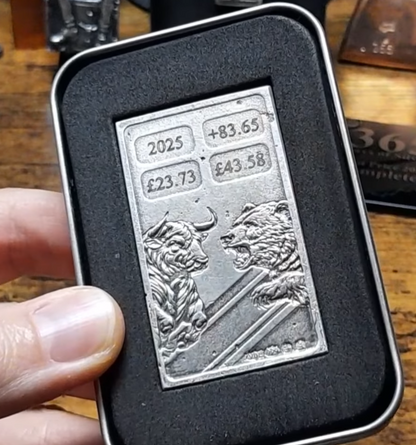 3 ozt 999 Silver 365 Completion Bar