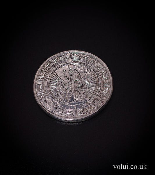 .999 Fine Silver 2 Troy Ounce Egyptian Round