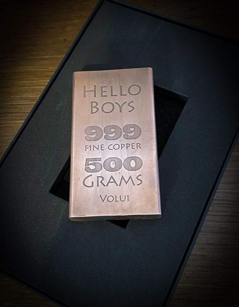 Hello Boys 999 Fine Copper Bar – 500 Grams