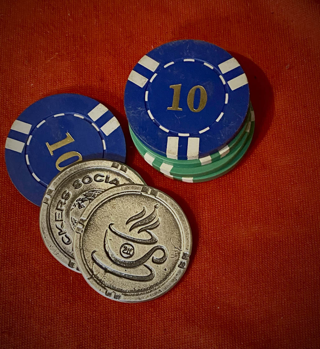 2025 Stackers Social Poker Chip ( 2nd Run of 35/70 )