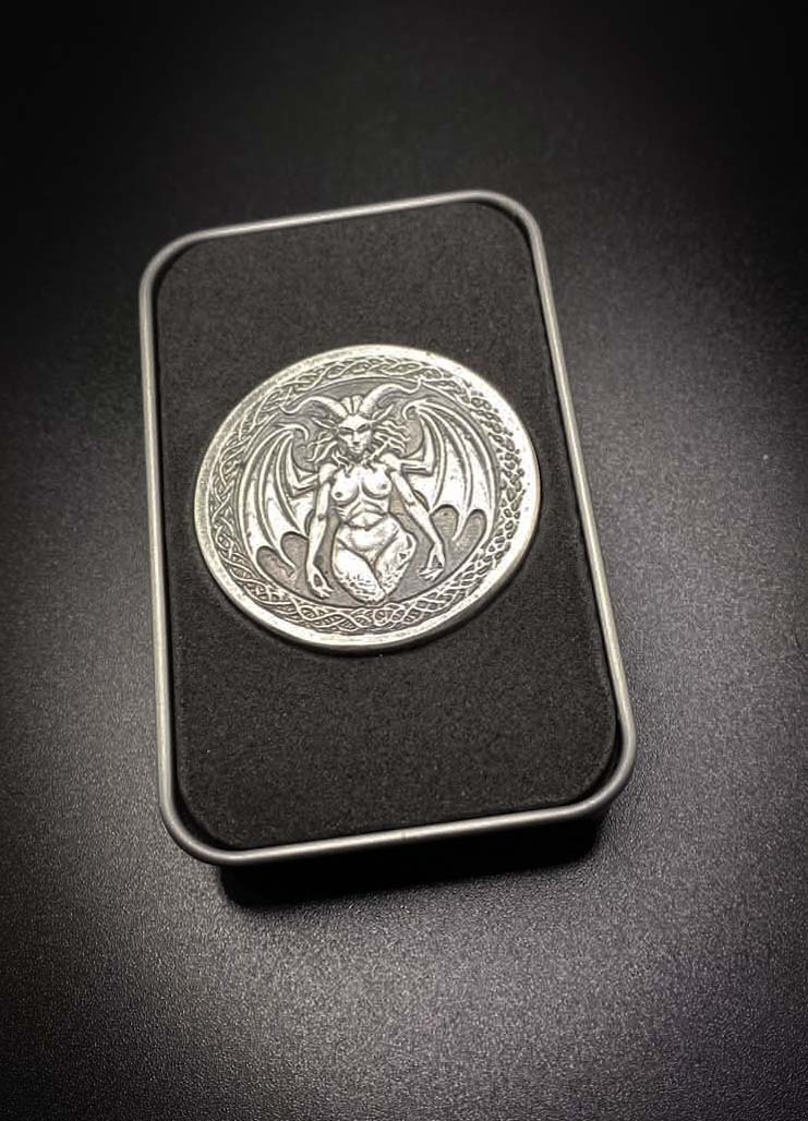 999 Fine Silver Lilith Leviathan Bullion Round