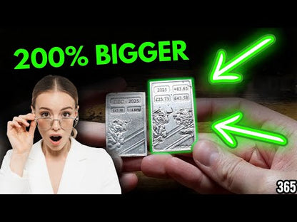 3 ozt 999 Silver 365 Completion Bar