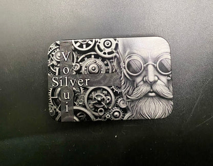 Limited edition .999 Fine Silver SyTheSoundman Silver Steampunk Round